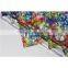 Splendid color design 95 polyester 5 spandex crepe print fabric