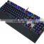 Full RGB color programmable LED gaming keyboard with NKRO function