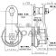 security electronic cam lock 2310 for cabinet panel door