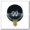High quality 2.5 inch black steel case brass internal CNG gauge for pressure