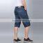 mens shorts denim cotton straight casual short five-pocket styling bulk wholesale jeans JXQ817