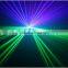 Portable rgb three color mixing moving head disco effect laser light