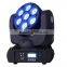 7 x 10W RGB indoor beam led dj light