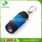 Plastic flashlight 0.5W LED flashlight emergency use pocket flashlight keychain