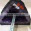 Natural Rock Triangular Amethyst Geode Crystal Ornaments