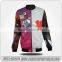 custom made sublimation dri fit baseball jacket