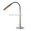 Gooseneck hotel bedside silver desk lamp led,hotel bedside silver desk lamp led,desk lamp led TL2001B