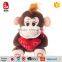 Plush Monkey Stuffed Toy Custom Love Heart I Love You Valentine's Gift