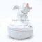 Resin pure angel figurine baby tooth box heart shape jewelry box