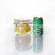 0.5L High quality glass storage jar/glass jar with metal clip/glass airtight jar
