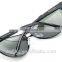 Clear plastic polarized contact lens and polarized sunglasses clear len