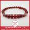 Red agate beads bracelet 10mm and 8mm, agate stone jewelry, prayer beads, japanese beads bracelet, natural stones, made in Japan