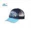 ERKE summer breathable trucker style low profile panel cotton mesh flat baseball cap snapback hat