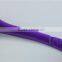 2016 Fashion Design Purple Plastic Velvet Hanger For Skirt