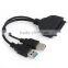 2016 New Arrival Super Speed USB 3.0 / USB 2.0 to Sata 22 Pin Converter Adapter Cable for 2.5 Inch Hard Disk Driver