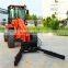 Agriculture machinery TL2500 wheel front tractors loader with telescopic arm