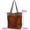 Women Leather Cowhide Shoulder Bag Solid Handbag Slot Tote Pockets Messenger HOT