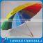 16 ribs bright color golf umbrella big rainbow umbrella