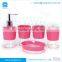 Tooth Brush, Set or Separate of Tumbler Cotton Jar Lotion Dispenser Soap Dish Acrylic Bathroom Accessory