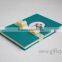 Unique wedding guest book with ribbon bow