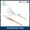 LSZH jacket and two parallel FRP/steel FTTH drop indoor fiber optic cable price