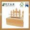 Tabletop decoration accessories natural style customized wooden tissue display box