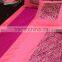 Indian Polydupion Floral Printed Bedspread New Design Luxury Patchwork Bedspread