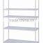 5 tier Chrome Mesh Shelf Unit Metal storage shelving