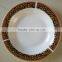 Elegant 9.25 inch porcelain plate omega soup plate Linyi Factory