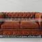 antique chesterfield leather sofa furniture design for living room