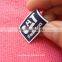 Shield shape PVC rubber patch,3D apparel rubber label