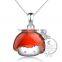 925 sterling silver kawaii little mushroom head necklace fashion women necklace supplies 6360441