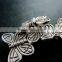 10x15mm vintage antiqued silver butterfly flat alloy beads DIY beading supplies 3993010