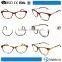 Full-frame bright candy color demi pattern plastic frame best selling small durable acetate optics reading glasses frames