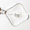 Wholesale high borosilicate square glass cup glass fair mug handmade glassware OEM ODM 100ml