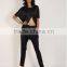 Pretty Steps 2015 drop sale fashion black casual pant for women slim pants for girls,OEM service Guanghzou China manufacturer