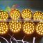 C52mm Vehicle Mounted LED Traffic Arrow Board Sign Small Pixel Cluster Kit Amber