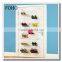 2015 hot sale iron space saving 21 pair shoe rack