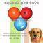 Wholesale pet toys squeaky rubber ball for dog