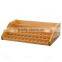 Premium 4-Tier Pine Display Unit Holds 46 Vials Plus Bottles or CDs