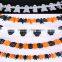 Newest Halloween garland spider skull bat pumpkin garland Christmas paper garland