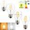 E27 8W Edison COB Filament Bulb LED Light Lamp Candle Chandelier Warm White