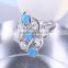 Guangzhou ZheFan brass new star opal ring for wholesale