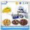 Double screw extruded breakfast cereal corn flakes snack food making machine production line