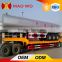 3 axle container semi trailer , flatbed truck trailer