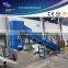 Plastic agglomerator with belt conveyor
