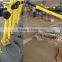 800kg mini boom crane with extra steel wire rope