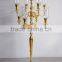 New Arrival ! Gold Candelabra, gold Candelabra For Wedding Table,