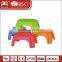2016 wholesale pp colorful factory price bath and toilet step plastic folding tool for kids