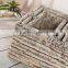 Custom size wicker laundry basket